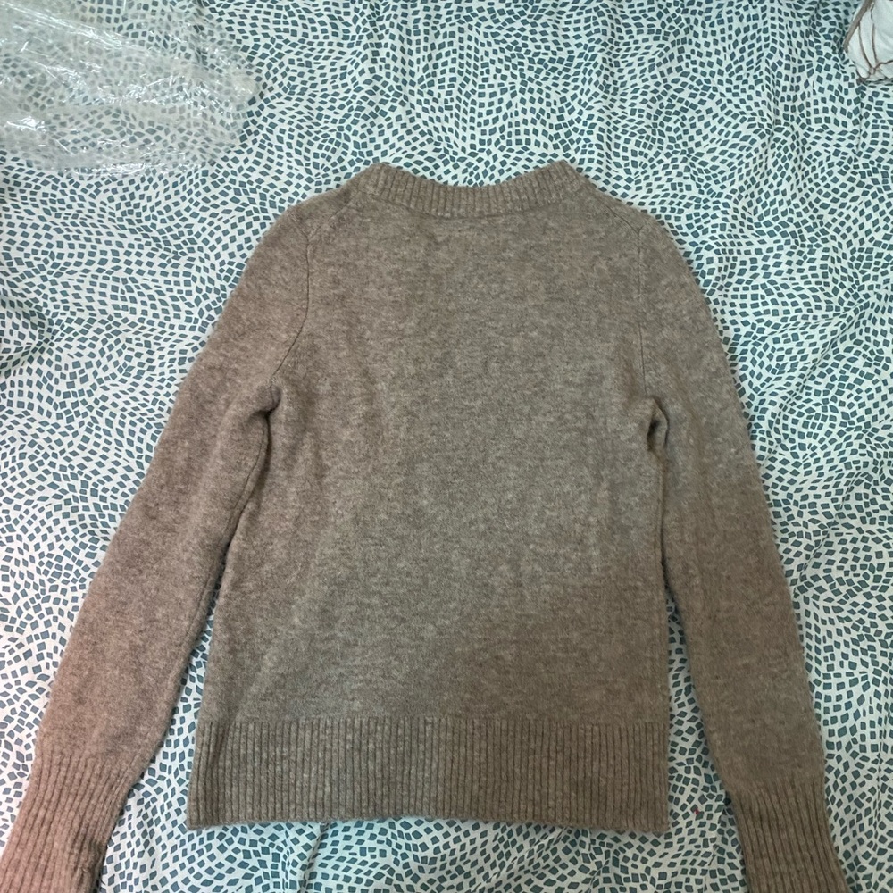 COS Beige Alpaca/wool Jumper Pullover Sweater Size XS - Picture 2 of 3